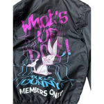 Looney Tunes Members Only Jacket Full Zip Graphic Print Black Blue kids Size 4 Photo 4