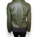BLANK NYC | Forest Green City Jungle Vegan Leather Moto Jacket Size XS Photo 6