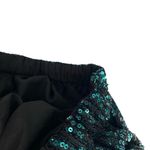 DO+BE Sequin Jewel Green Shoulder Pad Tank Top Photo 7