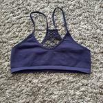 Free People  Baby Racerback Bralette in Navy Women’s Size M/L Photo 4