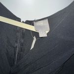 ASOS Curve Black Ruched V Neck Zip Close Cropped Jumpsuit Size 14 Photo 3