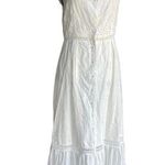 Somedays Lovin  Womens Sky Might Fall Maxi Embroidered Off White Dress Size XS Photo 0