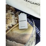 Salvatore Ferragamo Ferragamo NWT Day and Night Print Silk Scarf Photo 4