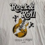 Tres Bien  Rock & Roll Graphic T-Shirt in Beige, Size M/L​ Photo 1