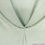 Eloquii NEW light green long sleeve knit top, faux two-pieces, 18/20 Photo 6