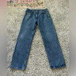 Wrangler Vintage Medium Wash Paint Splatter Straight Leg Jeans Women’s Size 34 Photo 0