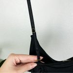 Free People NWOT Ruched Ribbed Bodysuit Size XS in Black Photo 7