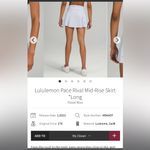 Lululemon  Pace Rival Mid-Rise Skirt *Long
Lavender Berry Mist
Size 8 Photo 8