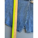 Sunbelt Denim Vintage Vest One Button Shawl Collar Size Large Blue Photo 8