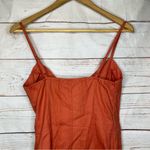 Sky And Sparrow • Mini Dress • Burnt Orange • Small • Large Buttons Photo 10