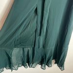 Show Me Your Mumu | Claire Midi Dress in Emerald Chiffon Size Medium NWT Photo 4