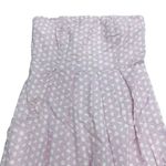 J.Crew  Purple Women's 10 Strapless Pleated Empire Waist 100% Cotton Mini dress Photo 3