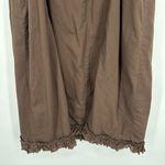 Gap Y2K Midi Dress Brown Boho Fairy Lace Tie Straps Empire Waist Size S Photo 7
