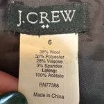 J.Crew ruffle neck black wool shift dress size 6 Photo 5