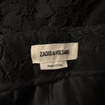 Zadig & Voltaire  Posh Lace Pant Black Boot-cut Scalloped-hem SZ L MSRP $398 Photo 5