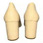 1. State  Saffy Block Heel Pointy Toe Pump, Nude Leather, Womens Size 8.5 M / 39 Photo 3