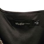 Torrid Studio Black Double Knit Jacquard Square Neck Zip Front Corset Top 3X Photo 6