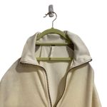 Free People  Cream Colorblock Quarter Zip Sweater Sz S Photo 5