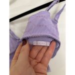 Savage X Fenty Bra Womens 34C Purple Lavender Flocked Unlined Demi Underwire Size undefined Photo 2