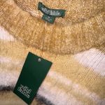 Wild Fable NWT  Fable Fuzzy Oversized Pullover Sweater- Stripe/Brown/Pin M ✨ Photo 4
