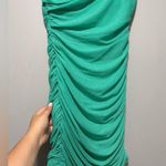 Amazon Sparkle Green Strapless Dress Photo 2