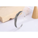 Boutique NEW Women's Antiqued 925 Sterling Silver‎ Lucky Coin Cuff Bracelet, Adjustable Photo 6
