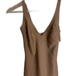SKIMS body plunge mid thigh bodysuit in color sienna size small Photo 2