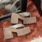 Paloma Barcelo Tan Platform Shoes Size 9 Photo 1