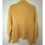 Free People High Hopes Marmalade Chunky Knit Open Front Slouchy Cozy Cardigan XS Photo 2