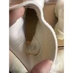 ZBY Women's Chunky Heel Sock Boot Cream Color Size 9 Photo 4