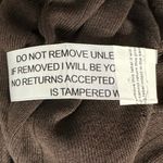 Aya Muse Chocolate Brown Silk Knit Maxi Dress w/ Scarf Size Medium NWT Photo 6