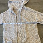 Hippie Rose  Cream Long Sleeve Hooded Open Front Cardigan Women’s Size Large Photo 7