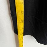 Vintage Y2K Black Cowl Neck Top 2000s Glam Minimalist 90s Classic Medium Photo 3