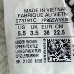 Converse Chuck Taylor All Star Raw Edge Black Platform High Top Sneakers Sz 5.5 Photo 6