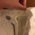 Francesca's White denim shorts Photo 3