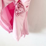 Meshki  Halter Ruching Mini Dress in Light Pink Photo 3