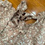 Blu Pepper NWOT Rose & Remington Dusty Rose Pink Floral Puff Sleeve Baby Doll Dress Photo 4