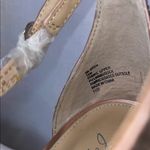 Betsey Johnson  Rhinestone Champagne Satin Ankle Strap Stiletto Heel 10 nwot Photo 3