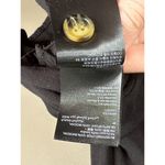 Divided H&M  Black Short Sleeve Button Down Ruffle Hem Fit & Flare Dress Size 2 Photo 3