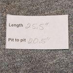 Cyrus  Gray Scoop Neck Knit Top Size Large Gray Knit Top Photo 8