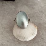 Natural Nautilus Sea Shell Sterling Silver Ring Size 10.5 Photo 7