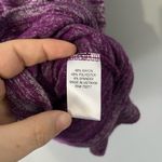 Apt. 9  Women's Purple space dye cold shoulder Cotton Long Sleeve top Size L Photo 3