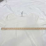 Calvin Klein Women's White 3/4 Sleeve Crewneck Sequin Pullover Top XL Holiday Photo 5