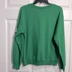 Dr. Seuss ’ The Grinch Face Green Holiday Sweatshirt Juniors - Sz M 7-9 Photo 4