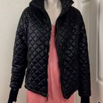 BCBGMAXAZRIA jacket coat women M quilted silver zipper down outdoor performance Photo 2