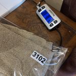 Womens Top Medium Gold Metallic Knit Long Sleeve Collared Pullover Holiday Party Photo 7