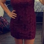 Speechless Maroon Lace Dress Photo 0