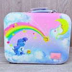 Nwt impressions Care bear rainbow lunch box back to school bag Blue Photo 0