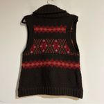 Abercrombie & Fitch Vintage Y2K Fair Isle Chunky Knit Wool Blend Sweater Vest Photo 7