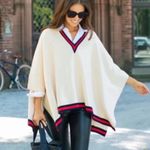 Tuckernuck NEW  Camden Soft Knit Poncho Cape V-Neck One Size Photo 4